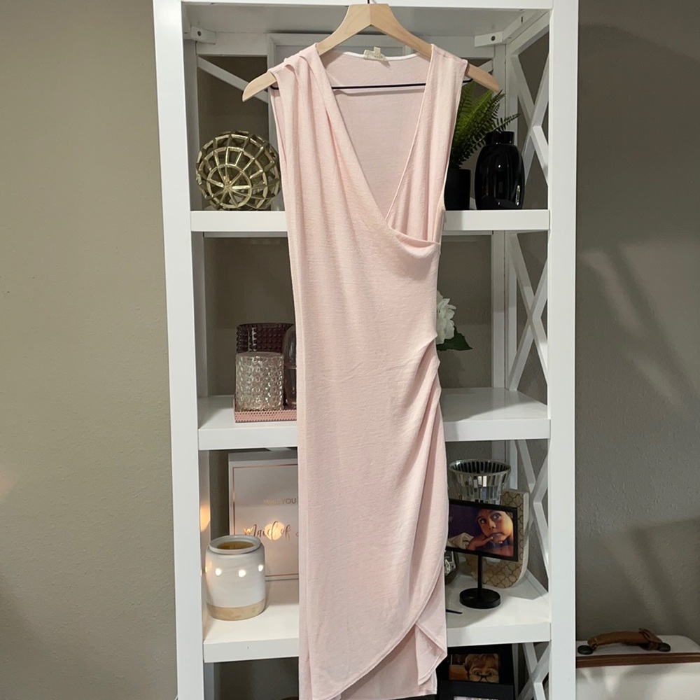 Wilfred Free pink rouched sleeveless classic small